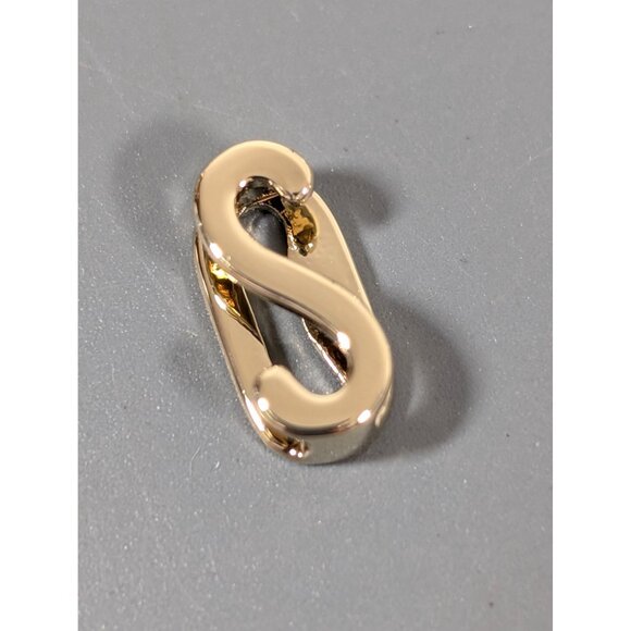 Keep Collective Letter S Gold Tone Slide Charm NEW - Picture 1 of 6